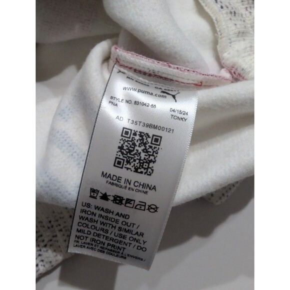 PUMA x A$AP Rocky MIA Crewneck Sweatshirt Long Sleeve Mens Warm White Size Small - Picture 6 of 7